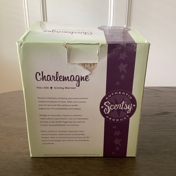 NEW Scentsy Warmer In Charlemagne Authentic - Picture 3 of 15
